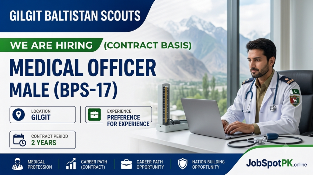 Gilgit Baltistan Scouts Jobs 2026