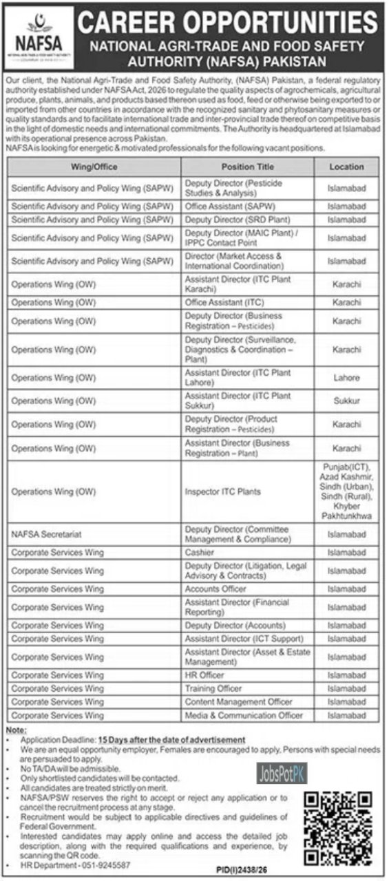 NAFSA Jobs 2026