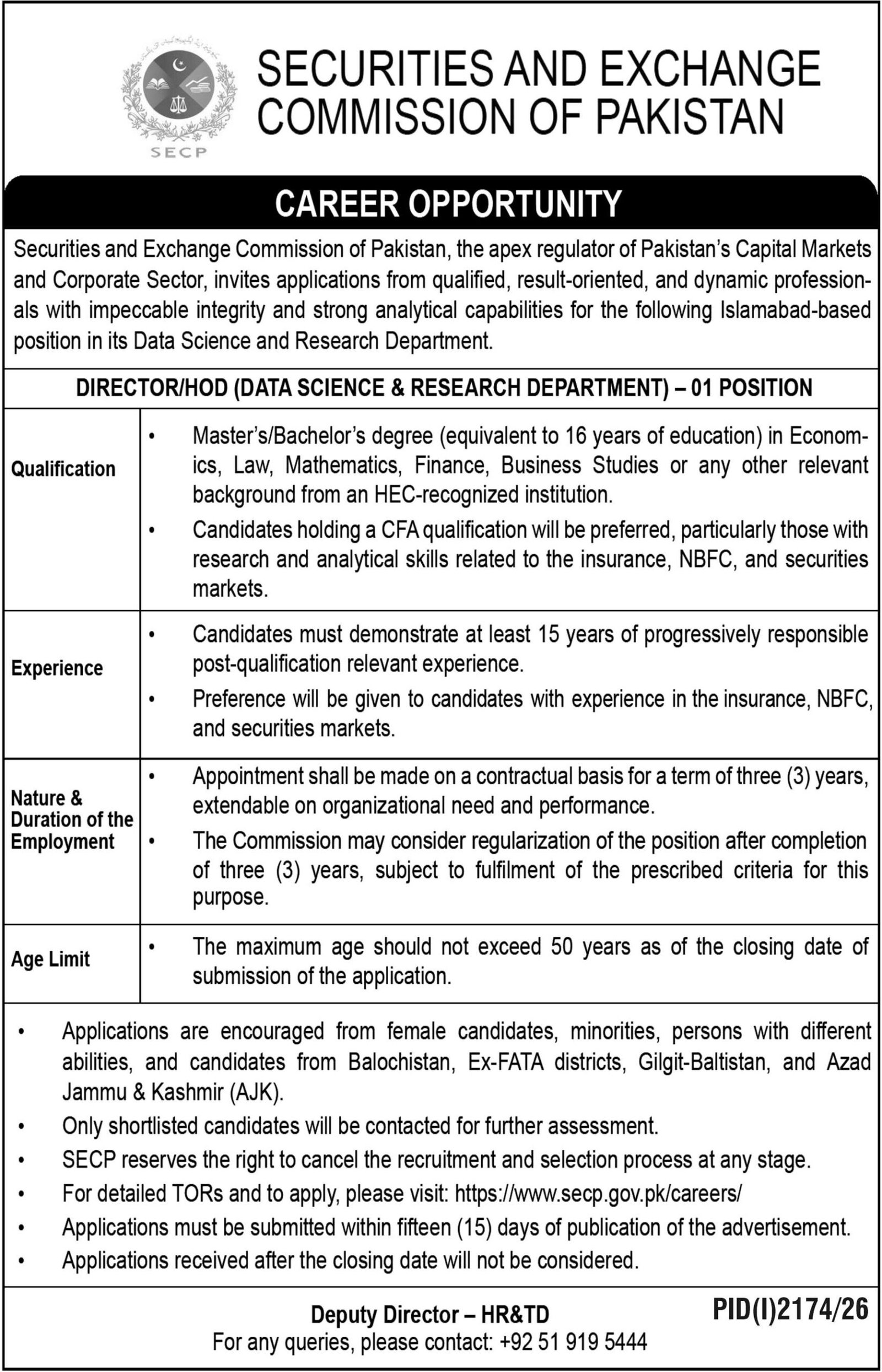 National Bank of Pakistan NBP jobs 2026 