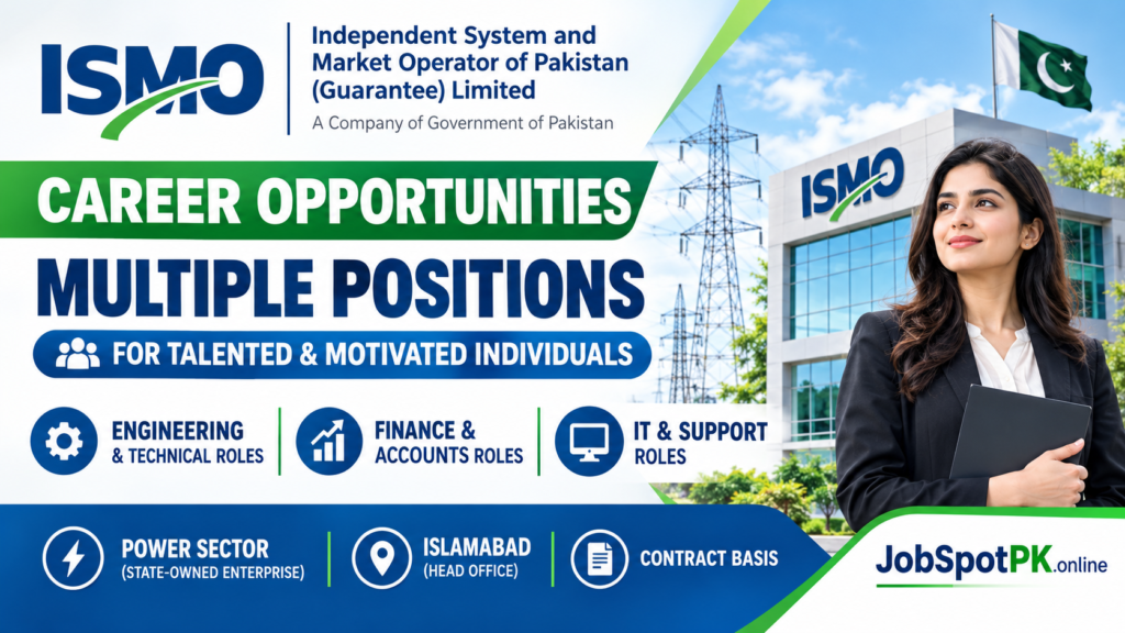 ISMO Jobs 2026