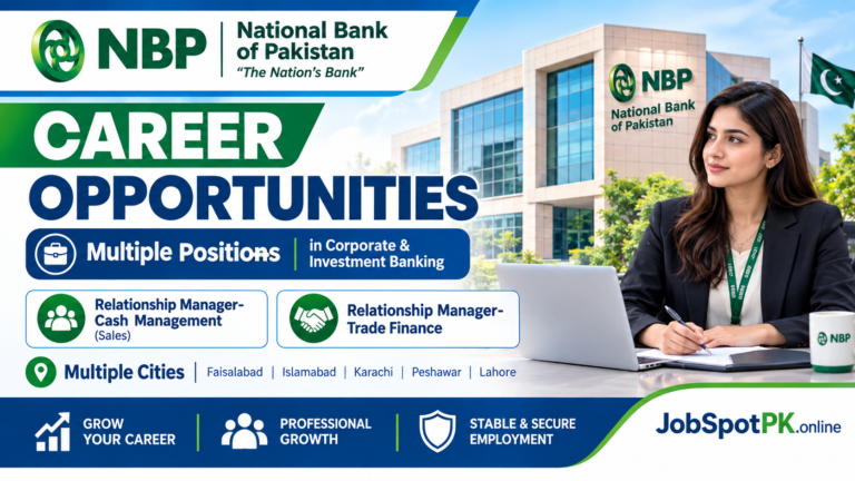 National Bank of Pakistan NBP jobs 2026