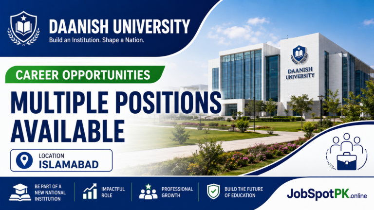 Daanish University jobs 2026