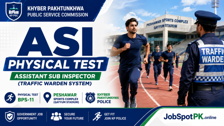 KP Police ASI Jobs 2026