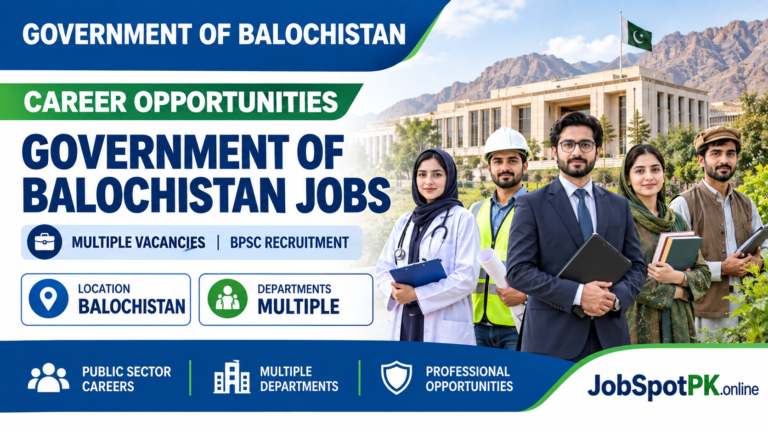 Balochistan Public Service Commission Jobs 2026