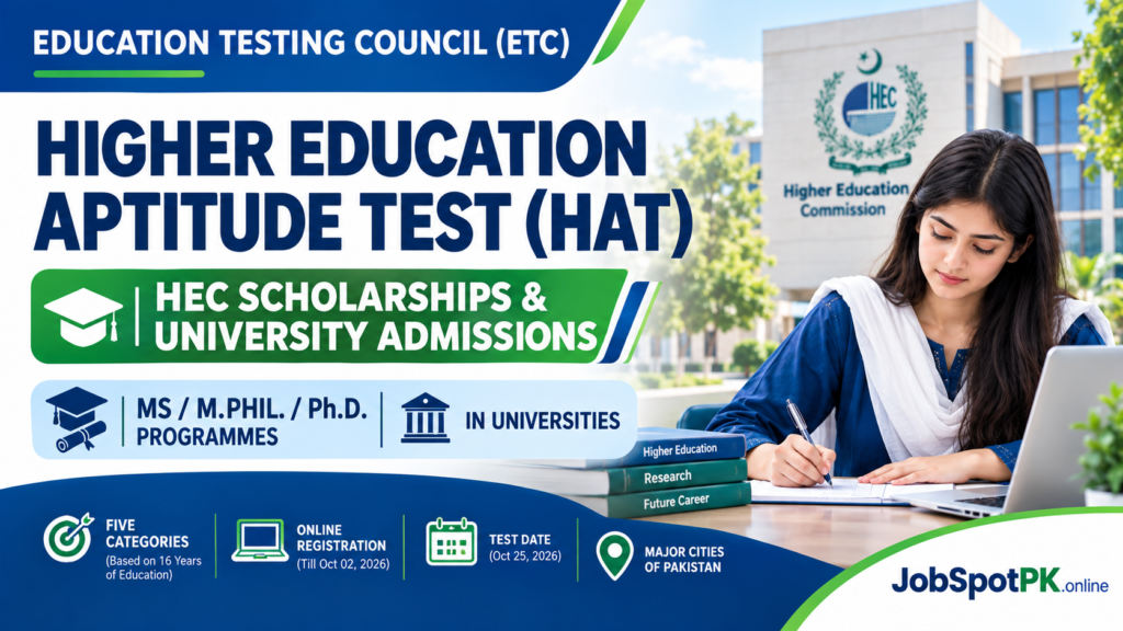 Higher Education Commission HEC Jobs 2026