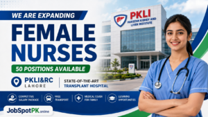 PKLI Female Nurses Jobs 2026