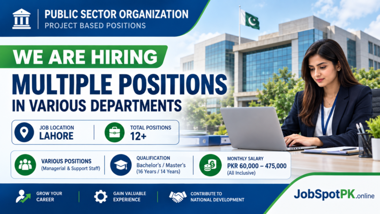 Public Sector Organization Jobs 2026