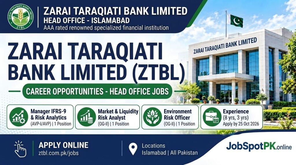 ZTBL jobs 2026