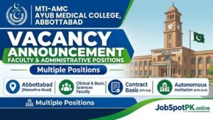 Ayub Medical College Jobs 2026