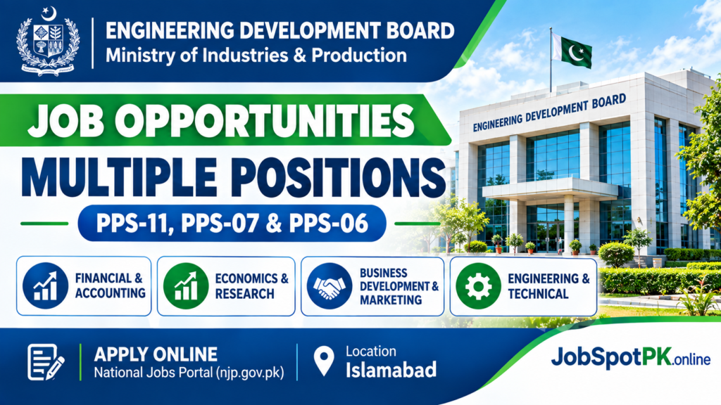 Engineering Development Board Jobs 2026