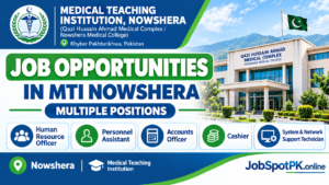 Medical Teaching Institution Nowshera Jobs 2026