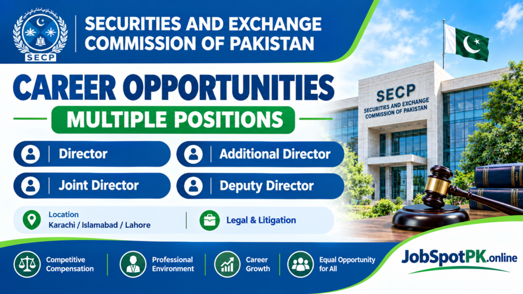 SECP Jobs 2026