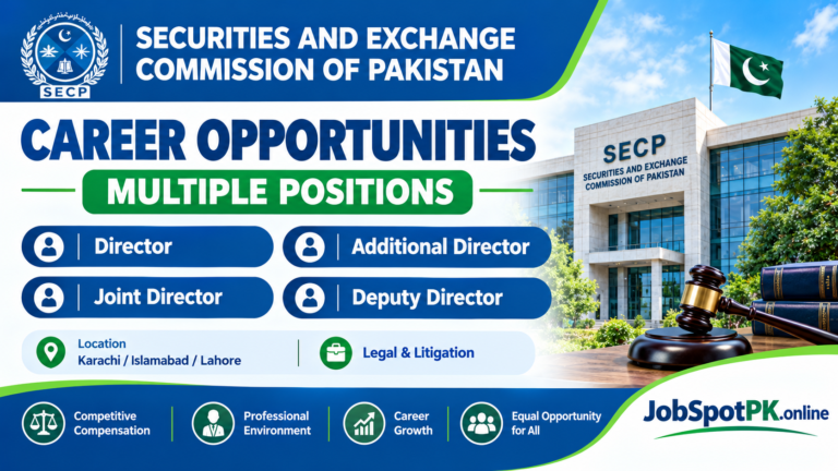SECP Jobs 2026